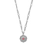 All the Luck in the World Vivid Silverplated Necklace Hexagon Star Lilac Pink All the Luck in the World Vivid Silverplated Necklace Hexagon Star Lilac Pink