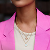 All the Luck in the World Vivid Silverplated Necklace Hexagon Star Lilac Pink All the Luck in the World Vivid Silverplated Necklace Hexagon Star Lilac Pink