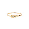 All the Luck in the World Jolie Ring Goldplated Sterling Silver Bar Apple Green All the Luck in the World Jolie Ring Goldplated Sterling Silver Bar Apple Green