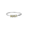 All the Luck in the World Jolie Ring Sterling Silver Bar Apple Green All the Luck in the World Jolie Ring Sterling Silver Bar Apple Green