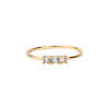 All the Luck in the World Jolie Ring Goldplated Sterling Silver Bar Aquamarine All the Luck in the World Jolie Ring Goldplated Sterling Silver Bar Aquamarine