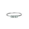 All the Luck in the World Jolie Ring Sterling Silver Bar Aquamarine All the Luck in the World Jolie Ring Sterling Silver Bar Aquamarine