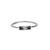 All the Luck in the World Jolie Ring Sterling Silver Bar Black & White All the Luck in the World Jolie Ring Sterling Silver Bar Black & White