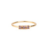 All the Luck in the World Jolie Ring Goldplated Sterling Silver Bar Rhodolite All the Luck in the World Jolie Ring Goldplated Sterling Silver Bar Rhodolite