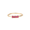 All the Luck in the World Jolie Ring Goldplated Sterling Silver Bar Pink All the Luck in the World Jolie Ring Goldplated Sterling Silver Bar Pink