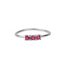 All the Luck in the World Jolie Ring Sterling Silver Bar Pink All the Luck in the World Jolie Ring Sterling Silver Bar Pink