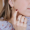 All the Luck in the World Jolie Ring Goldplated Sterling Silver Tiny Dots White All the Luck in the World Jolie Ring Goldplated Sterling Silver Tiny Dots White