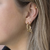 All the Luck in the World Aimé Goldplated Earring Snake Black Pink All the Luck in the World Aimé Goldplated Earring Snake Black Pink