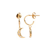 All the Luck in the World Aimé Goldplated Earring Moon Star Clear All the Luck in the World Aimé Goldplated Earring Moon Star Clear