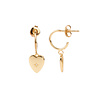 All the Luck in the World Aimé Goldplated Earring Heart Star Clear All the Luck in the World Aimé Goldplated Earring Heart Star Clear
