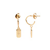All the Luck in the World Aimé Goldplated Earring Rectangle Star Clear All the Luck in the World Aimé Goldplated Earring Rectangle Star Clear