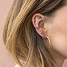 All the Luck in the World Aimé Goldplated Earrings Three Flowers Lilac All the Luck in the World Aimé Goldplated Earrings Three Flowers Lilac