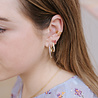 All the Luck in the World Aimé Goldplated Earrings Three Flowers Pink All the Luck in the World Aimé Goldplated Earrings Three Flowers Pink