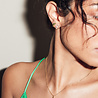 All the Luck in the World Aimé Goldplated Necklace Snake Clear Green All the Luck in the World Aimé Goldplated Necklace Snake Clear Green