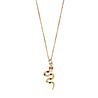 All the Luck in the World Aimé Goldplated Necklace Snake Black Pink All the Luck in the World Aimé Goldplated Necklace Snake Black Pink