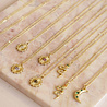 All the Luck in the World Aimé Goldplated Necklace Circle Lilac Eye All the Luck in the World Aimé Goldplated Necklace Circle Lilac Eye