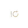 All the Luck in the World Aimé Goldplated Hoop Star White Small All the Luck in the World Aimé Goldplated Hoop Star White Small