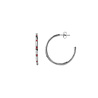 All the Luck in the World Aimé Silverplated Hoop Star Rose Medium All the Luck in the World Aimé Silverplated Hoop Star Rose Medium