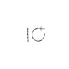All the Luck in the World Aimé Silverplated Hoop Star Amethyst Small All the Luck in the World Aimé Silverplated Hoop Star Amethyst Small