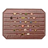 All the Luck in the World Velvet ring display box Rosy Brown large All the Luck in the World Velvet ring display box Rosy Brown large
