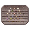 All the Luck in the World Velvet ring display box purple brown large All the Luck in the World Velvet ring display box purple brown large
