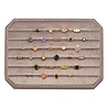 All the Luck in the World Velvet ring display box purple taupe large All the Luck in the World Velvet ring display box purple taupe large