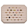 All the Luck in the World Velvet ring display box pastel pink large All the Luck in the World Velvet ring display box pastel pink large