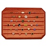 All the Luck in the World Velvet ring display box orange red large All the Luck in the World Velvet ring display box orange red large