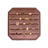 All the Luck in the World Velvet ring display box rosy brown All the Luck in the World Velvet ring display box rosy brown