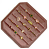 All the Luck in the World Velvet ring display box rosy brown All the Luck in the World Velvet ring display box rosy brown
