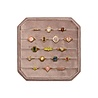 All the Luck in the World Velvet ring display box purple taupe All the Luck in the World Velvet ring display box purple taupe