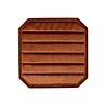 All the Luck in the World Velvet ring display box rusty brown All the Luck in the World Velvet ring display box rusty brown