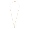 All the Luck in the World Bella Goldplated Necklace Bar Aquamarine All the Luck in the World Bella Goldplated Necklace Bar Aquamarine
