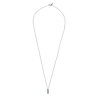 All the Luck in the World Bella Silverplated Necklace Bar Aquamarine All the Luck in the World Bella Silverplated Necklace Bar Aquamarine