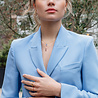 All the Luck in the World Bella Silverplated Necklace Bar Aquamarine All the Luck in the World Bella Silverplated Necklace Bar Aquamarine