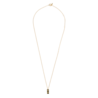 All the Luck in the World Bella Goldplated Necklace Bar Green All the Luck in the World Bella Goldplated Necklace Bar Green