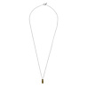 All the Luck in the World Bella Silverplated Necklace Bar Green All the Luck in the World Bella Silverplated Necklace Bar Green