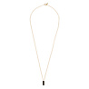 All the Luck in the World Bella Goldplated Necklace Bar Black All the Luck in the World Bella Goldplated Necklace Bar Black