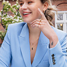 All the Luck in the World Bella Goldplated Necklace Bar Black All the Luck in the World Bella Goldplated Necklace Bar Black