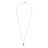 All the Luck in the World Bella Goldplated Necklace Bar Pink All the Luck in the World Bella Goldplated Necklace Bar Pink