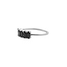 All the Luck in the World Jolie Ring Sterling Silver Oval Bar Black All the Luck in the World Jolie Ring Sterling Silver Oval Bar Black