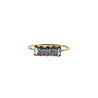 All the Luck in the World Jolie Ring Goldplated Sterling Silver Oval Bar Tanzanite All the Luck in the World Jolie Ring Goldplated Sterling Silver Oval Bar Tanzanite