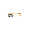 All the Luck in the World Jolie Ring Goldplated Sterling Silver Oval Bar Tanzanite All the Luck in the World Jolie Ring Goldplated Sterling Silver Oval Bar Tanzanite