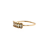 All the Luck in the World Jolie Ring Goldplated Sterling Silver Oval Bar Peridot All the Luck in the World Jolie Ring Goldplated Sterling Silver Oval Bar Peridot