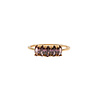 All the Luck in the World Jolie Ring Goldplated Sterling Silver Oval Bar Rhodolite All the Luck in the World Jolie Ring Goldplated Sterling Silver Oval Bar Rhodolite