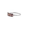 All the Luck in the World Jolie Ring Sterling Silver Oval Bar Rhodolite All the Luck in the World Jolie Ring Sterling Silver Oval Bar Rhodolite