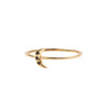 All the Luck in the World Jolie Ring Goldplated Sterling Silver Tiny Moon Black All the Luck in the World Jolie Ring Goldplated Sterling Silver Tiny Moon Black