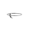 All the Luck in the World Jolie Ring Sterling Silver Tiny Moon Black All the Luck in the World Jolie Ring Sterling Silver Tiny Moon Black