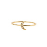 All the Luck in the World Jolie Ring Goldplated Sterling Silver Tiny Moon Green All the Luck in the World Jolie Ring Goldplated Sterling Silver Tiny Moon Green