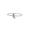All the Luck in the World Jolie Ring Sterling Silver Tiny Moon Peridot All the Luck in the World Jolie Ring Sterling Silver Tiny Moon Peridot